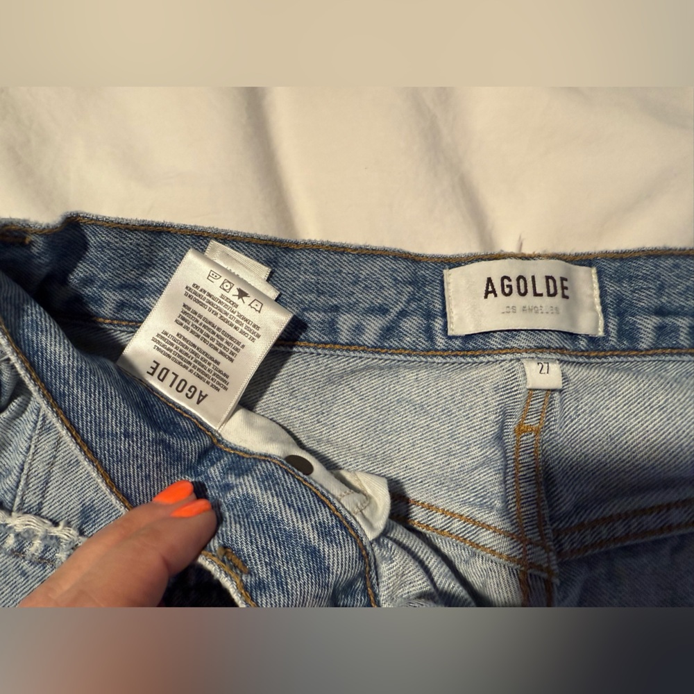 AGOLDE Light Blue Denim Jeans